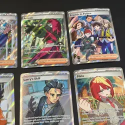 Pokemon TCG Trainer Cards Lot of 8 NM Prismatic Evolutions FULL ARTS - Image 3