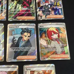 Pokemon TCG Trainer Cards Lot of 8 NM Prismatic Evolutions FULL ARTS - Image 4