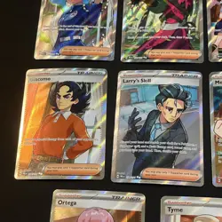 Pokemon TCG Trainer Cards Lot of 8 NM Prismatic Evolutions FULL ARTS - Image 5