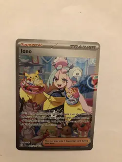 Iono Pokemon Card 269/193 Scarlet & Violet Paldea Evolved r78 - Image 2