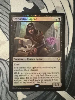 Opposition Agent Commander Legends Foil Card Magic: The Gathering - Image 1