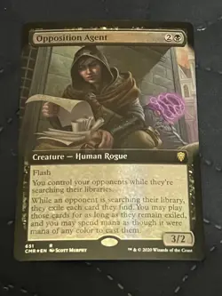 Opposition Agent - Extended Art Foil - Commander Legends - NM - MTG Copy #1 - Image 1