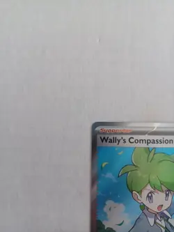 Wally's Compassion 176/132 Mega Evolution Holo Pokemon Card, English, NM - Image 5