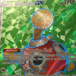 Pokemon TCG Shuckle GX 195/214 Sun & Moon Lost Thunder Full Art English 2018 - Image 4