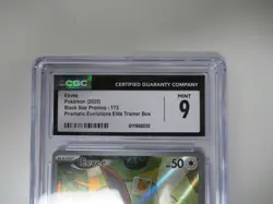 2025 Pokemon Black Star Promo Eevee 173 Prismatic Evolutions CGC 9 - Image 2