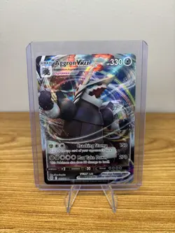 2022 Pokemon Brilliant Stars Aggron VMAX 097/172 NM - Image 1
