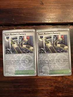 (2) Pokemon TCG Team Rocket’s Factory 173/182 Reverse Holo LOT - NM - Image 1