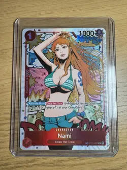 One Piece TCG Nami ST01-007 English Treasure Rare Card - Image 1