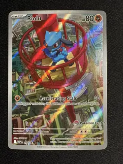 Riolu 010 (Pokemon Center Exclusive) Me: Mega Evolution Promo Holo - Image 3