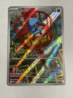 Riolu - 010 (Pokemon Center Exclusive) 010 Me: Mega Evolution Promo Holo - Image 1
