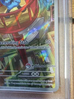Riolu - 010 (Pokemon Center Exclusive) 010 Me: Mega Evolution Promo Holo PSA 9 - Image 2