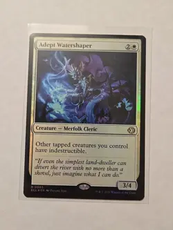 Adept Watershaper (Foil) - Lorwyn Eclipsed - NM - Rare - Creature - Image 1