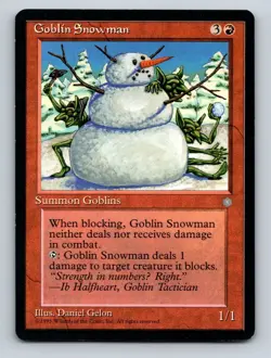 MTG Goblin Snowman Regular NM - Image 1