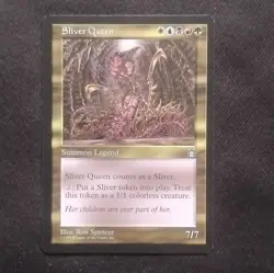 Magic: The Gathering Sliver Queen Legendary Creature Stronghold Rare 1998 WUBRG - Image 1