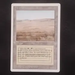 Magic: The Gathering Savannah Land White Green Rob Alexander Revised - Image 1