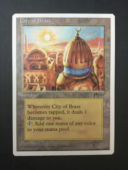 MTG Chronicles City of Brass MP (Edge Wear and Scratch) - Image 1