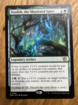 Magic The Gathering MOM 198 Ozolith The Shattered Spire NM - Image 2