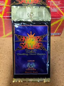 Vampire Savior Capcom Actioncard Booster Packs 10 Cards Booster Pack TCG. Sealed - Image 1