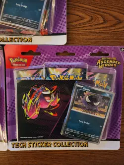 Pokemon TCG Ascended Heroes Tech Sticker Collection Gastly Sealed *In Hand* - Image 4