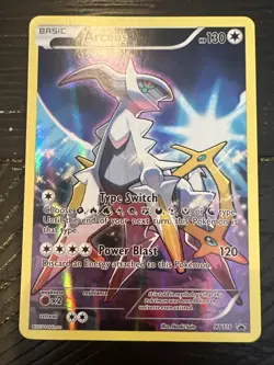 Pokemon Arceus XY116 Black Star Promo Full Art Near Mint Condition - Image 2