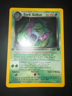 Carta Pokemon Dark Golbat Prima Edizione Team Rocket ITA 7/82 Holo NEARMINT - Image 2