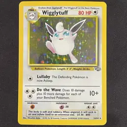 1999 Pokemon Base Set Jungle JU #16/64 Wigglytuff Holo - Image 1