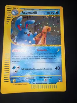 Carta Pokemon Azumarill H4/H32 Aquapolis Holo Wizards Ita NEAR MINT - Image 2