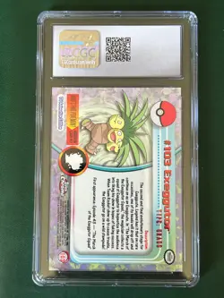 CGC 8 Chrome Series 2 Exeggutor Pokemon Topps 2000 Chrome Holo #103 Near Mint - Image 2