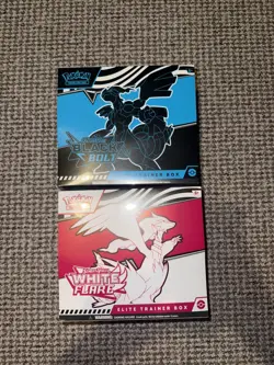 Pokemon Black Bolt and White Flare ETB Elite Trainer Box BUNDLE | FAST SHIP ✅ - Image 1