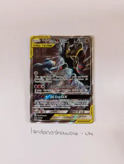Pokemon TCG Garchomp & Giratina Tag Team GX SM193 Black Star Promo - Image 1