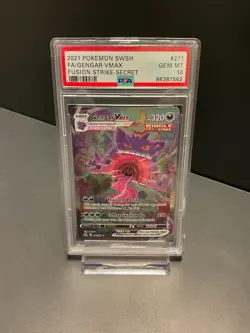Pokemon 2021 Gengar VMAX 271/264 Alt Art Fusion Strike GEM MINT PSA 10 - Image 1