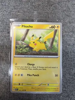 Pikachu 151 - 025/165 - Pokemon Together Sealed Stamped Promo - Image 1