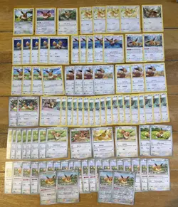 88X EEVEE Pokemon TCG Bundle including reverse holos - Image 2