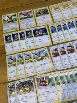 88X EEVEE Pokemon TCG Bundle including reverse holos - Image 4