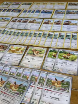 88X EEVEE Pokemon TCG Bundle including reverse holos - Image 5