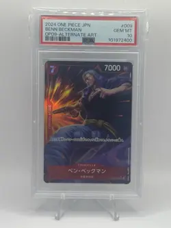 Benn.Beckman (Parallel) OP09-009 Emperors in the New World (Japanese) PSA 10 - Image 1