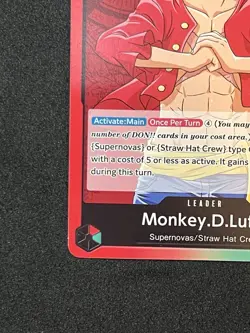ONE PIECE Romance Dawn OP01-003 Monkey D Luffy Leader Pre Errata 🔥🔥🔥 - Image 5
