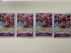 Gol d Rodger P-107 P-101 Chopper Promo Pack Tournament Playset 4 One Piece Tcg - Image 1