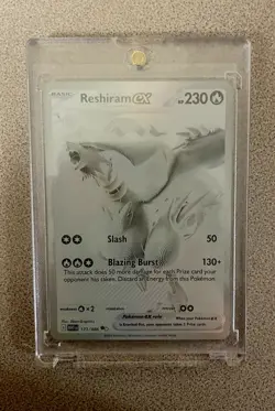 Pokemon TCG Reshiram EX White Flare Mint-Near Mint Condition Card 174/086 ENG - Image 1