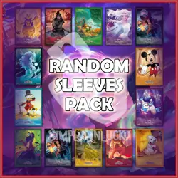 Disney Lorcana TCG: RANDOM SLEEVES (65) FROM SEALED PRODUCTS 🔥 - Image 1