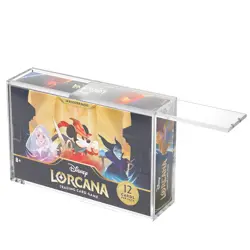 Booster Box Acrylic Display Case F Disney Lorcana Box Magnetic Anti-UV Showcase - Image 1