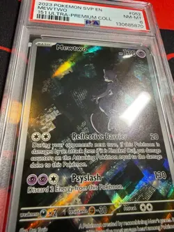 Mewtwo 052 Sv: Scarlet & Violet Promo Cards Holo PSA 8 - Image 2