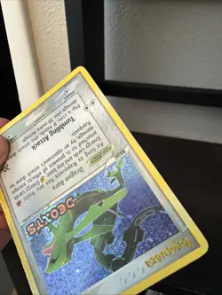 Rayquaza 22/107 Reverse Holo Card Stamped EX Deoxys Pokemon TCG hp/dmg - Image 5