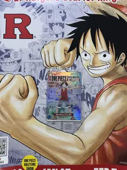 One Piece Monkey.D.Luffy College Basketball Promo Card + Rutgers Poster PRESALE - Image 2
