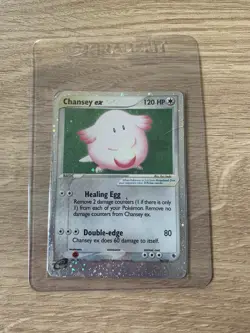 Chansey EX 96/109 Ruby and Sapphire Holo Pokemon Card - Image 1