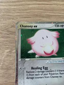 Chansey EX 96/109 Ruby and Sapphire Holo Pokemon Card - Image 3
