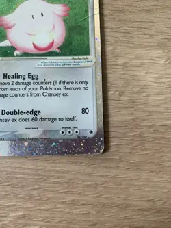 Chansey EX 96/109 Ruby and Sapphire Holo Pokemon Card - Image 5