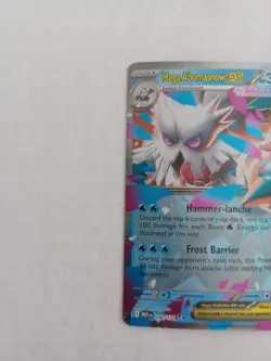 Mega Abomasnow EX Double Rare Mega Evolution 036/132 Pokemon Card, English, NM - Image 3