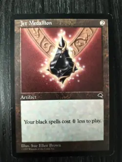 Jet Medallion Tempest LP MTG Magic the Gathering - Image 1