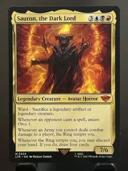 Sauron, the Dark Lord MTG Universes Beyond: the Lord of the Rings LTR - Image 1